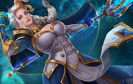 魔兽世界 游戏CG 女孩 绘画 8K壁纸
