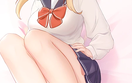 金发女郎 独唱 原神 裙子 露明 动漫女孩 黄眼睛 校服 头发里的花 手机壁纸 4K壁纸