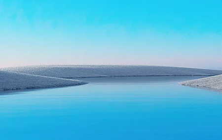  湖 水 简单背景 4K壁纸