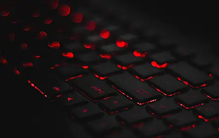 键盘 灯 计算机 极简主义 4K壁纸