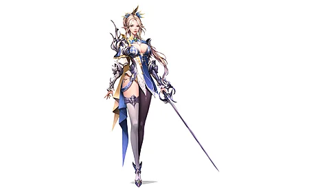 奇幻 动漫 动漫女孩 白色背景 简单背景 武器 4K壁纸