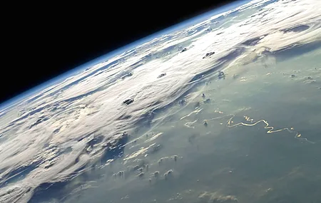 地球 空间 大气层 行星 AI艺术 空间艺术 4K壁纸