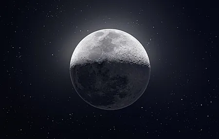 天空 月亮 太空 8K壁纸