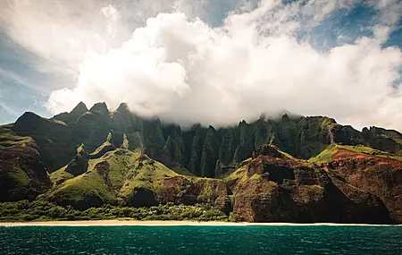 自然 风景 水域 海滩 树木 4K壁纸