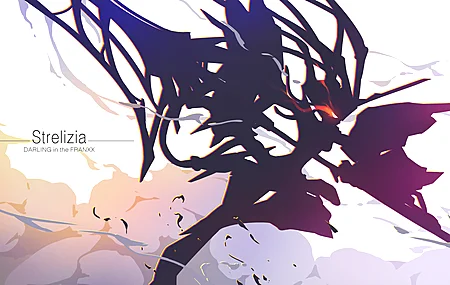 机器人 动漫 零二 机甲 动漫 剪影 DARLING 4K壁纸