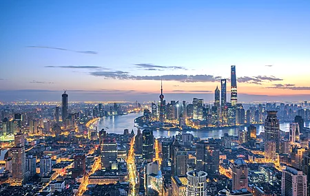 东方明珠 电视塔 城市 夜景 灯光 4K壁纸