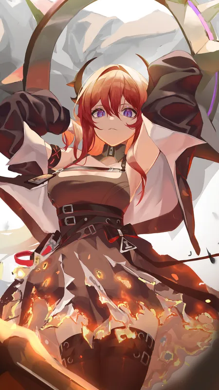 动漫 女孩 神枪手 枪 手机壁纸 4K壁纸