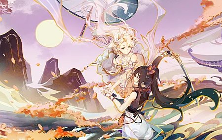 魔域边缘 动漫 女孩 插图  灵魂 4K壁纸