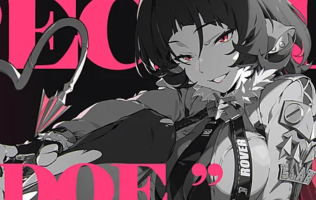 动漫 女孩 单色 Zero 动漫 女孩 兽耳 耳朵 4K壁纸