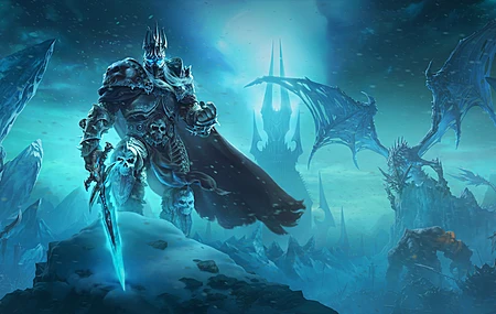 巫妖王 暴雪娱乐 艺术作品 魔兽世界 AI艺术 游戏CG 8K壁纸