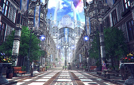 星海 神力 正方形 建筑 4K壁纸