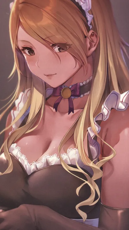金发 动漫 女孩 灰姑娘 星光舞台 闪亮 色彩 手套 女佣 服装 手机壁纸 4K壁纸