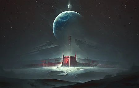 科幻 天空 行星 星星 命运 4K壁纸
