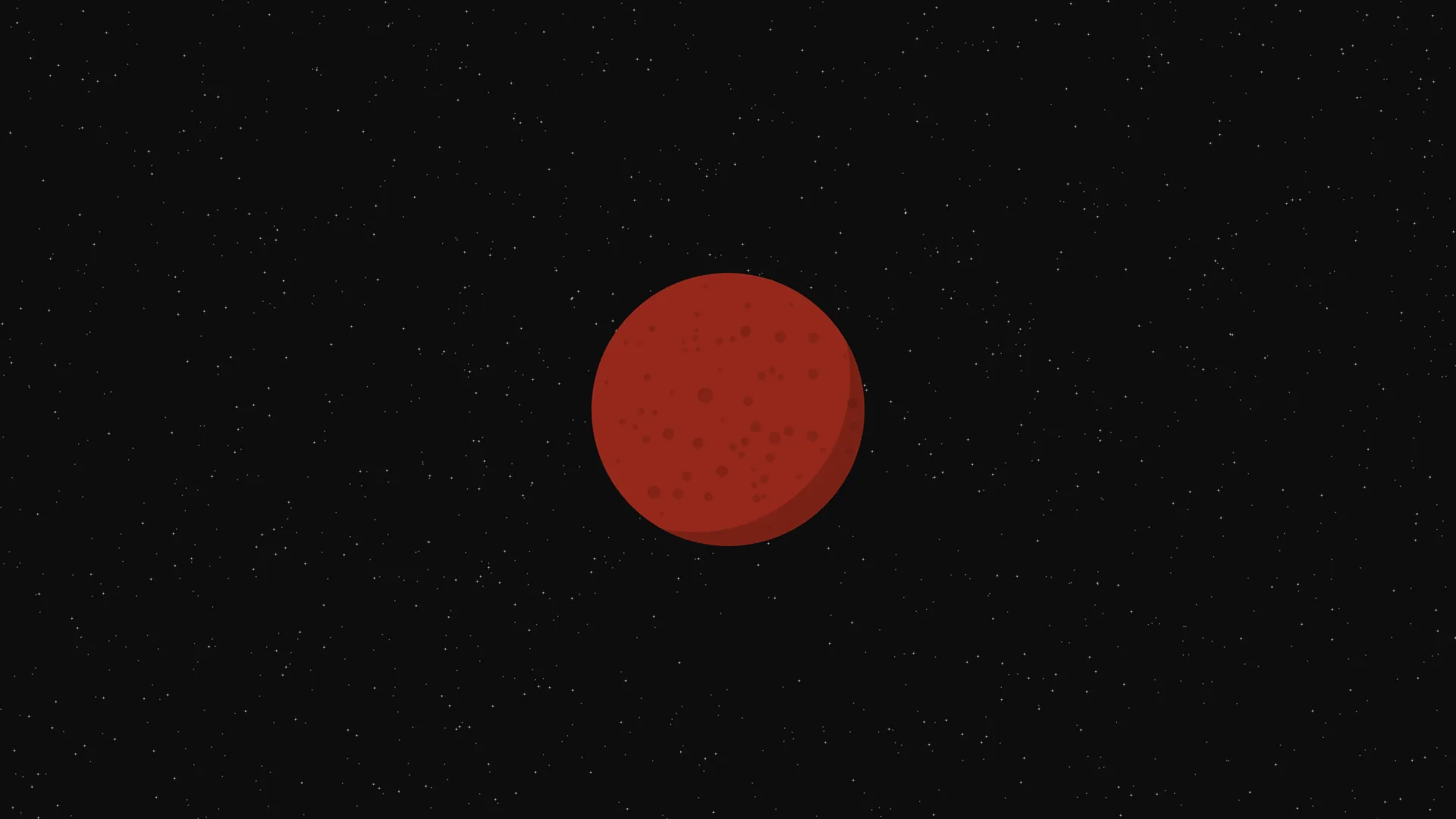 极简主义 红色 空间艺术 空间 行星 4K壁纸