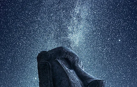 星夜 繁星 银河系 复活节 岛 世界遗产 天空 手机壁纸 4K壁纸