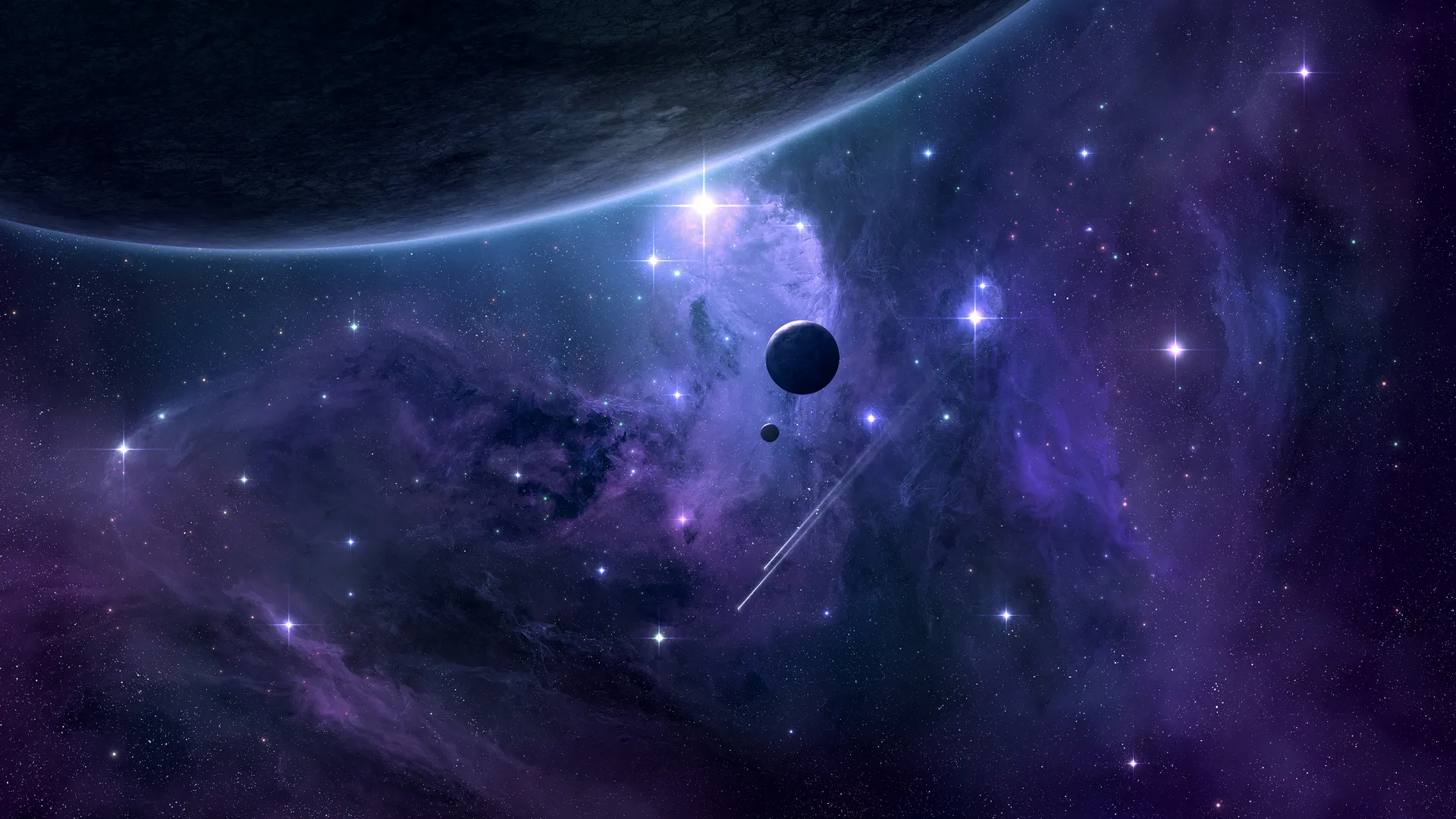 太空艺术 星云 太空 行星 AI艺术 4K壁纸
