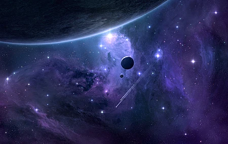太空艺术 星云 太空 行星 AI艺术 4K壁纸