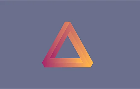 三角形 AI艺术 4K壁纸