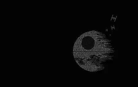 死星 艺术 星球 大战 极简主义 4K壁纸