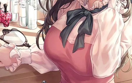 黑发 蓝眼睛 动漫 女孩 连衣裙 大腿高 手机壁纸 4K壁纸