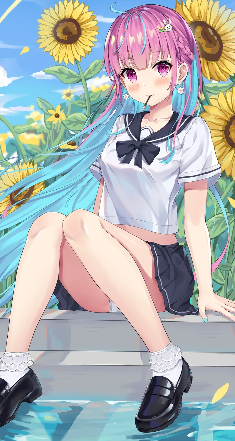 动漫 女孩 AI艺术 图片 虚拟 手机壁纸 4K壁纸