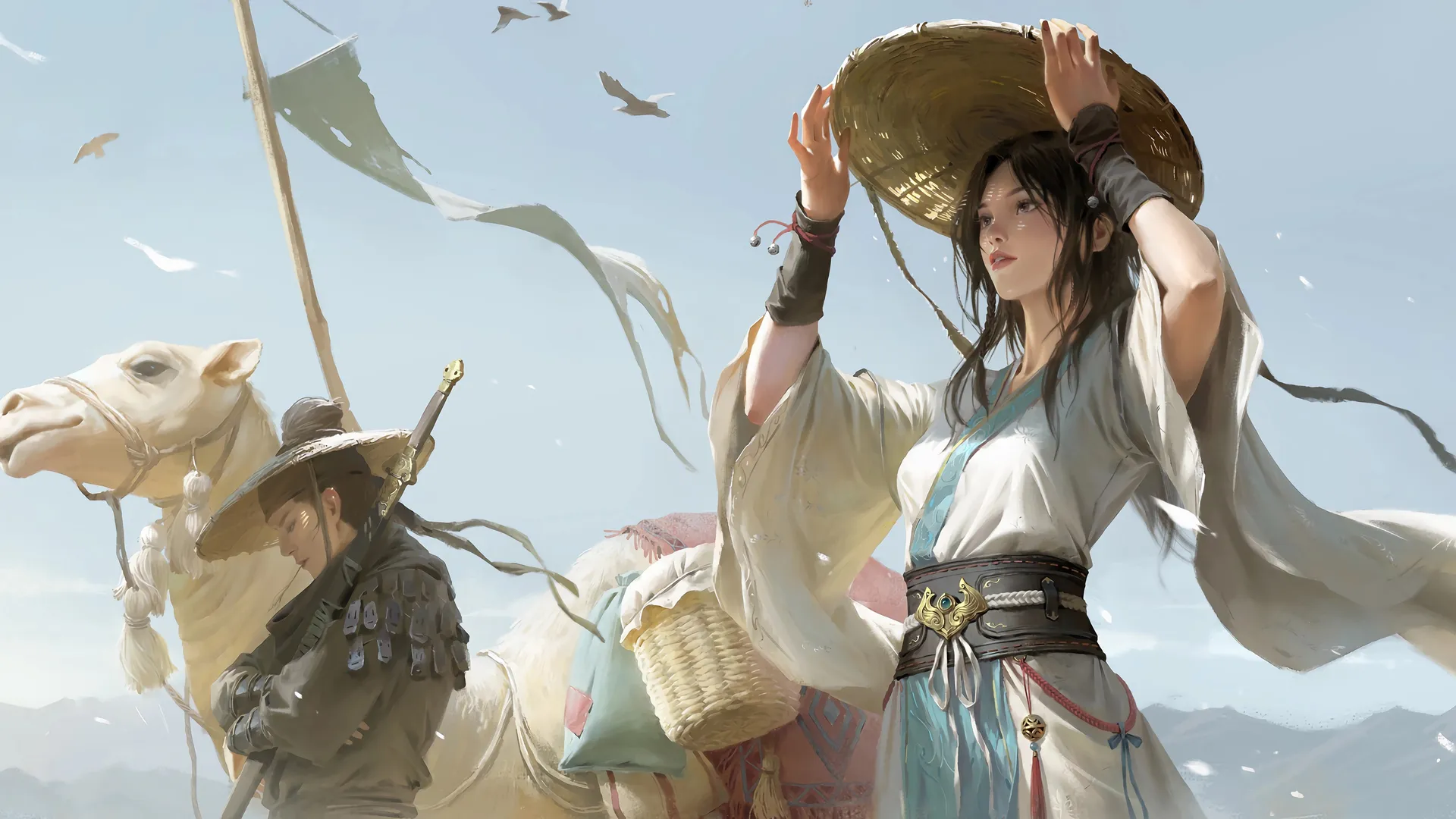服装 衣服 插图 彩色 动漫 影视 节目 古装 古风 4K壁纸