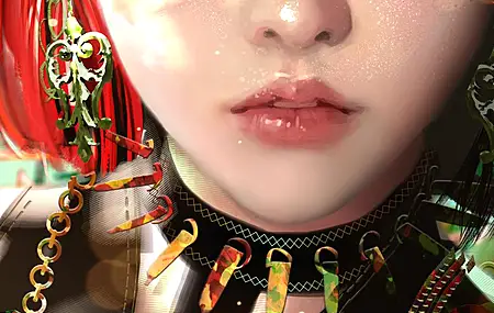 女性 短发 幻想 女孩 AI艺术 插图 肖像 艺术 珠宝 阳光 手机壁纸 4K壁纸