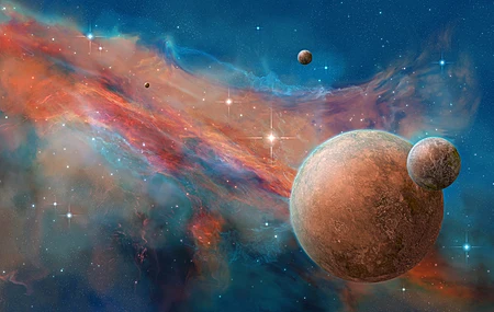 爵士乐 太空艺术 星云 4K壁纸