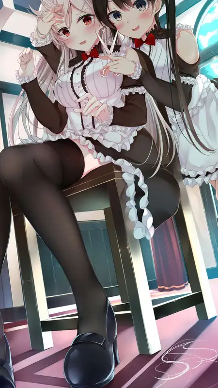原创 人物 女孩 动漫 女佣 服装 手机壁纸 4K壁纸