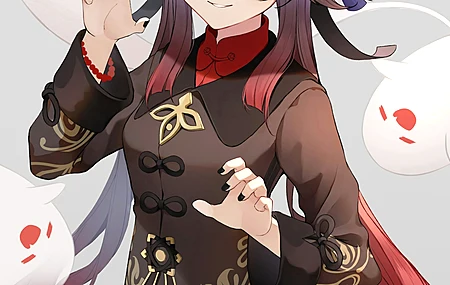 胡桃 原神 动漫 女孩 手机壁纸 4K壁纸