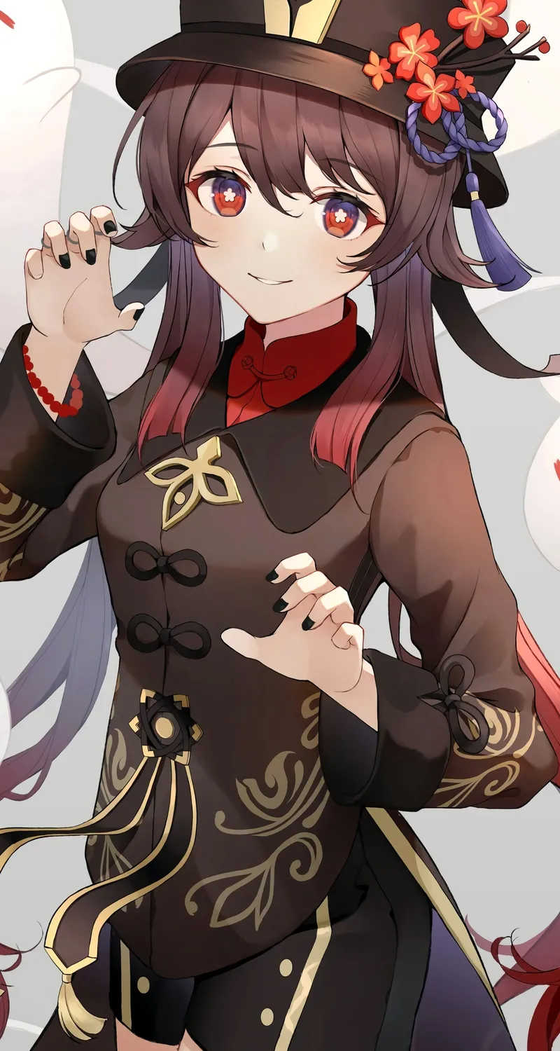 胡桃 原神 动漫 女孩 手机壁纸 4K壁纸