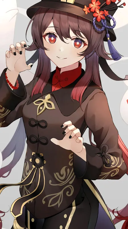 胡桃 原神 动漫 女孩 手机壁纸 4K壁纸
