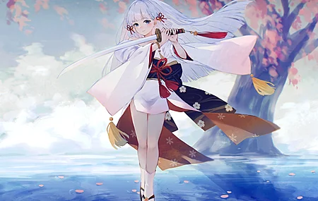 动漫 女孩 神户 原神 和服 武侠 4K壁纸
