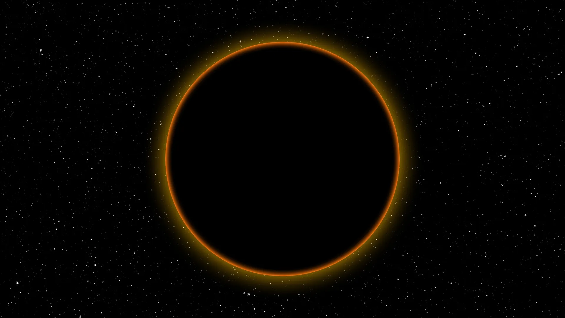 恒星 空间 月球 日食 4K壁纸