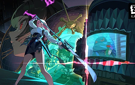 Zenless Zone Zero 电子 游戏 艺术 战斗 武器 女孩 4K壁纸
