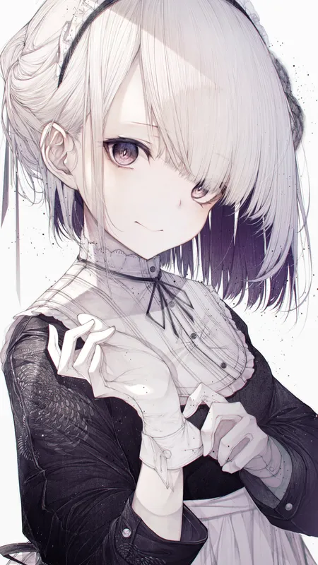 原创人物 动漫 女孩 女仆 小莫 手机壁纸 4K壁纸