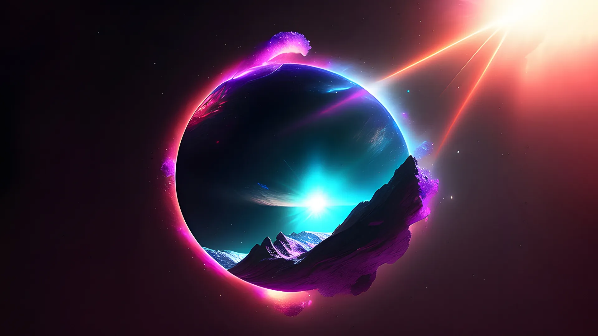 艺术 宇宙 行星 空间 恒星  4K壁纸