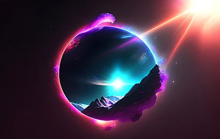 艺术 宇宙 行星 空间 恒星  4K壁纸