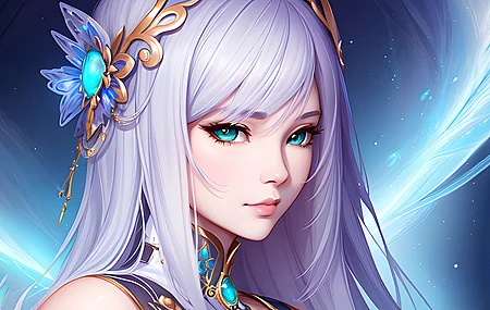 女性 巫师 艺术 魔术 动漫 4K壁纸