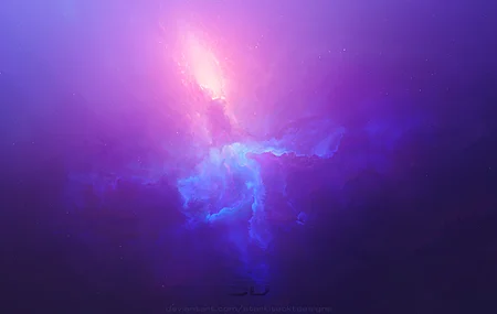 星空 空间 蓝色 空间艺术 AI艺术 星云 4K壁纸
