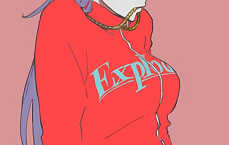 极简主义 ai 帽子 女人 女孩 运动服 手机壁纸 8K壁纸