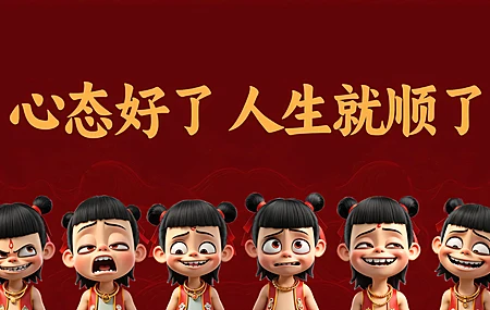 心态 哪吒 打工人 魔童闹海 4K壁纸