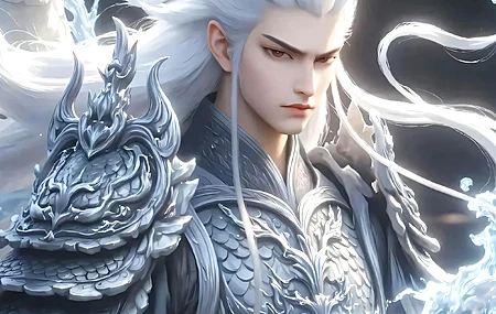 敖光 龙人 哪吒 魔童闹海 4K 图片 手机壁纸
