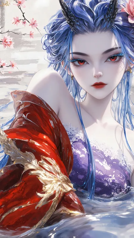敖闰 姑姑 4K 高清 手机 壁纸 图片 哪吒 魔童闹海 手机壁纸 1080P壁纸
