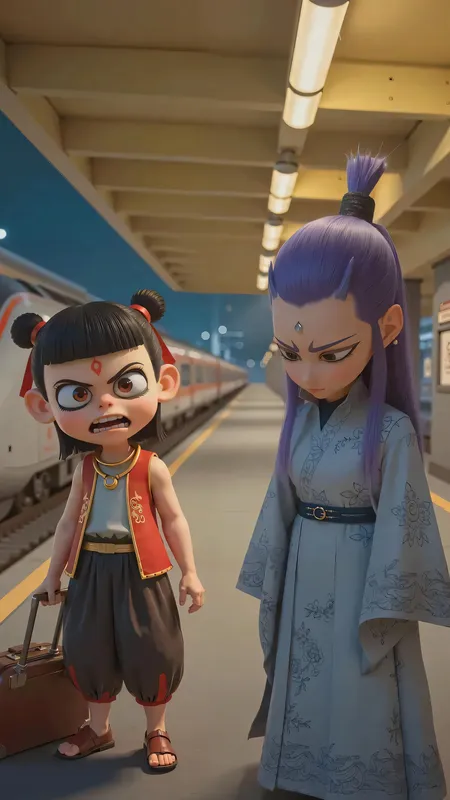 哪吒 敖丙 4K 手机 壁纸 高清 魔童闹海 手机壁纸