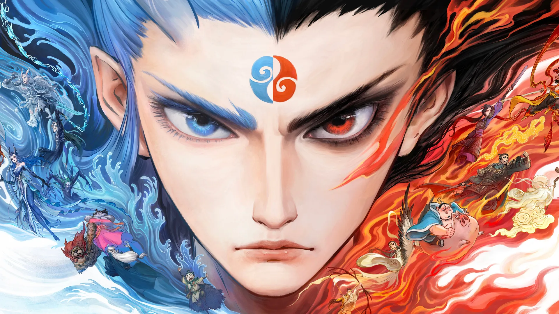 哪吒 敖丙 三界往事 海报 带鱼屏 壁纸 魔童闹海 2K壁纸