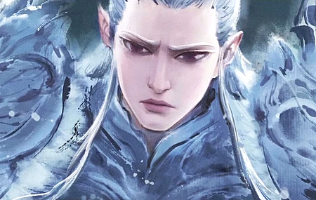 敖光 水墨 高清 带鱼屏 壁纸 哪吒 魔童闹海 2K壁纸