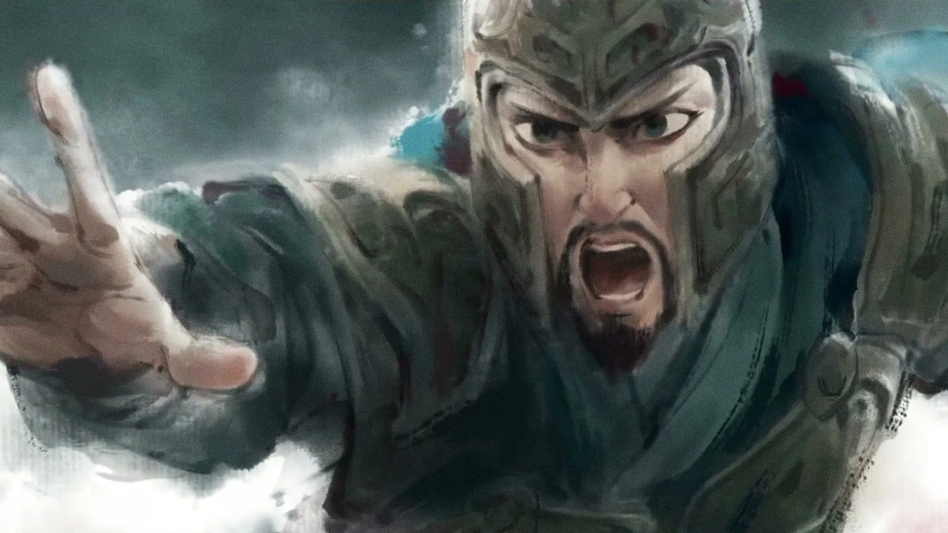 哪吒 魔童闹海 李靖 水墨 带鱼屏 壁纸 2K壁纸