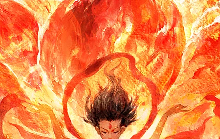 火莲花 哪吒 魔童闹海 4K 超高清 手机壁纸 手机壁纸 1080P壁纸