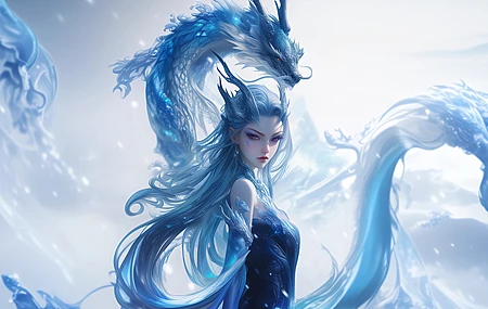 哪吒 魔童闹海 敖闰 唯美 带鱼屏 2K壁纸